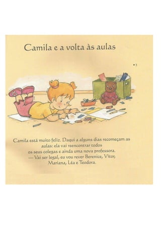 Camila e a volta às aulas