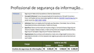Profissional de segurança da informação...
 