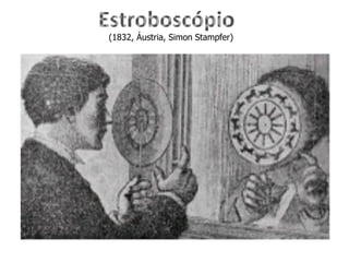 (1832, Áustria, Simon Stampfer)
Estroboscópio
 