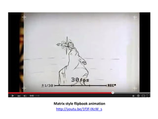 http://youtu.be/1f3f-IXcW_s
Matrix style flipbook animation
 