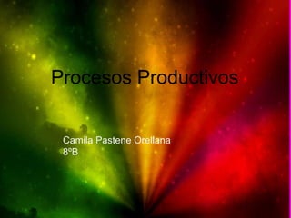 Procesos Productivos
Camila Pastene Orellana
8ºB
Procesos Productivos
Camila Pastene Orellana
8ºB
 