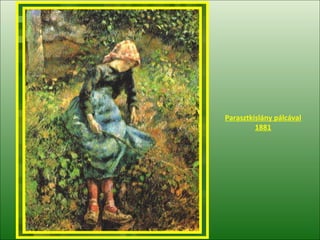 Parasztkislány pálcával 1881 