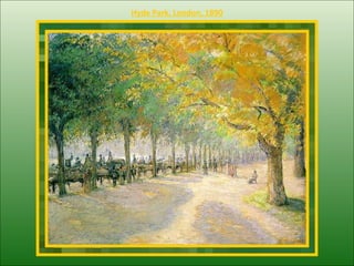 Hyde Park, London, 1890 