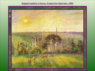 Reggeli napfény a havon , Eragny-Sur-Epte -ben , 1895 