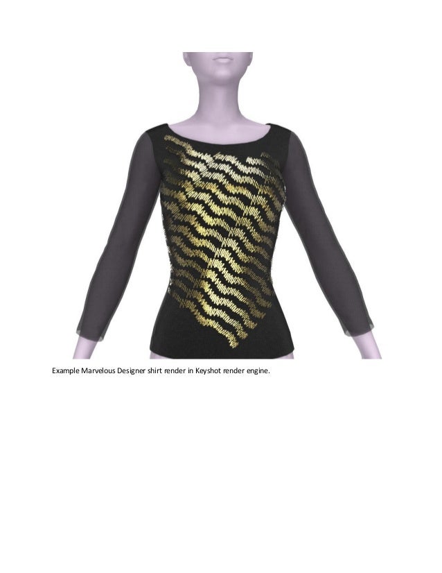 sample garment marvelous designer