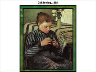 Girl Sewing, 1895  
