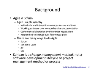 An Introduction to Kanban Slide 2