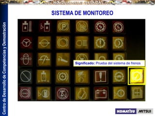 Centro
de
Desarrollo
de
Competencias
y
Demostración
SISTEMA DE MONITOREO
Significado: Prueba del sistema de frenos
 