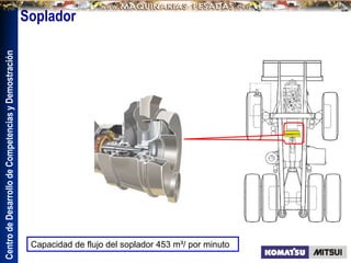 Centro
de
Desarrollo
de
Competencias
y
Demostración
Soplador
Capacidad de flujo del soplador 453 m³/ por minuto
 