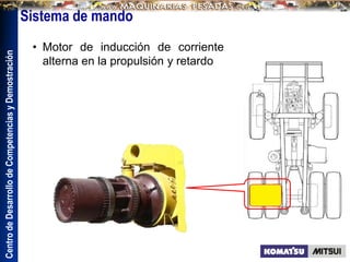 Centro
de
Desarrollo
de
Competencias
y
Demostración
• Motor de inducción de corriente
alterna en la propulsión y retardo
Sistema de mando
 