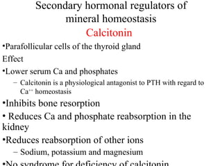 Comprehensive Overview of Agents Influencing Calcium and Bone Mineral ...