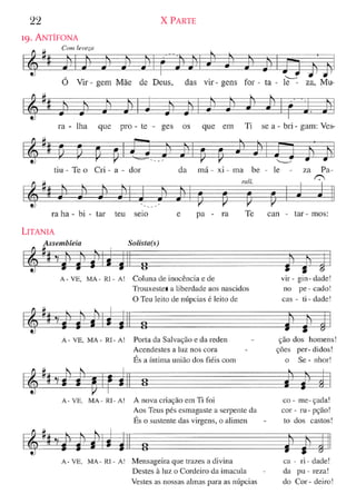 22
19. ANTÍFONA

LITANIA

X PARTE

 