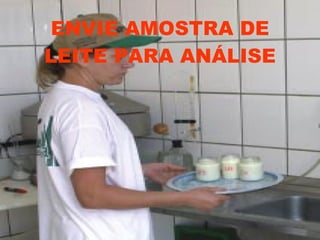 ENVIE AMOSTRA DE LEITE PARA ANÁLISE 