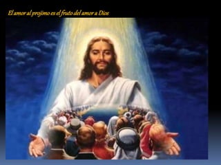 Elamoral projimoes el frutodelamora Dios
 