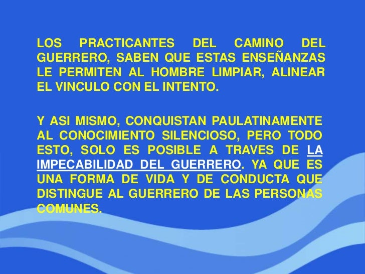 Camino del guerrero