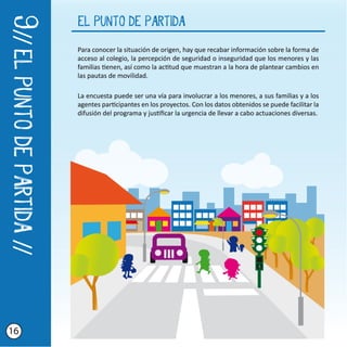 Camino escolar paso a paso