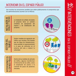 Camino escolar paso a paso