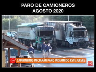PARO DE CAMIONEROS
AGOSTO 2020
 