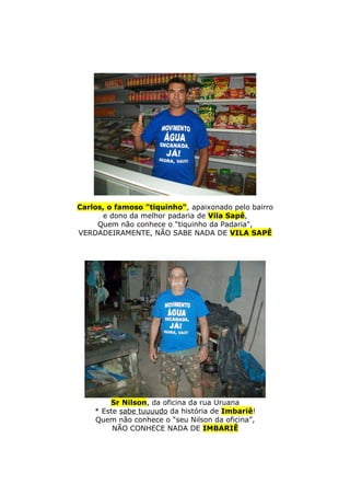 Camisetas movimento...