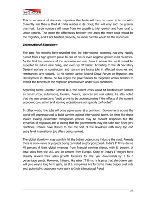 India’s Talent Migration - An Indicus-Manpower Whitepaper