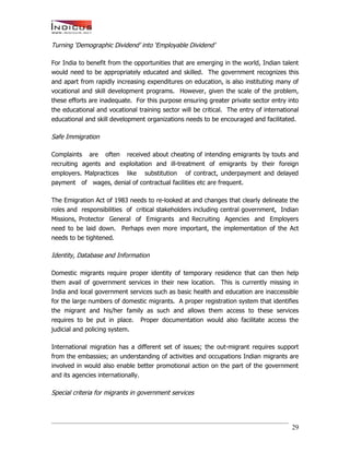 India’s Talent Migration - An Indicus-Manpower Whitepaper