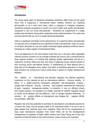 India’s Talent Migration - An Indicus-Manpower Whitepaper