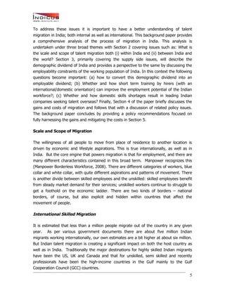 India’s Talent Migration - An Indicus-Manpower Whitepaper