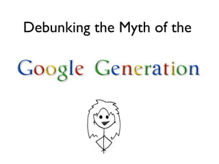 Debunking the Myth of the  