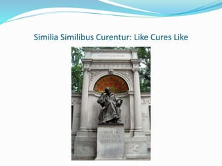 Similia Similibus Curentur: Like Cures Like
 
