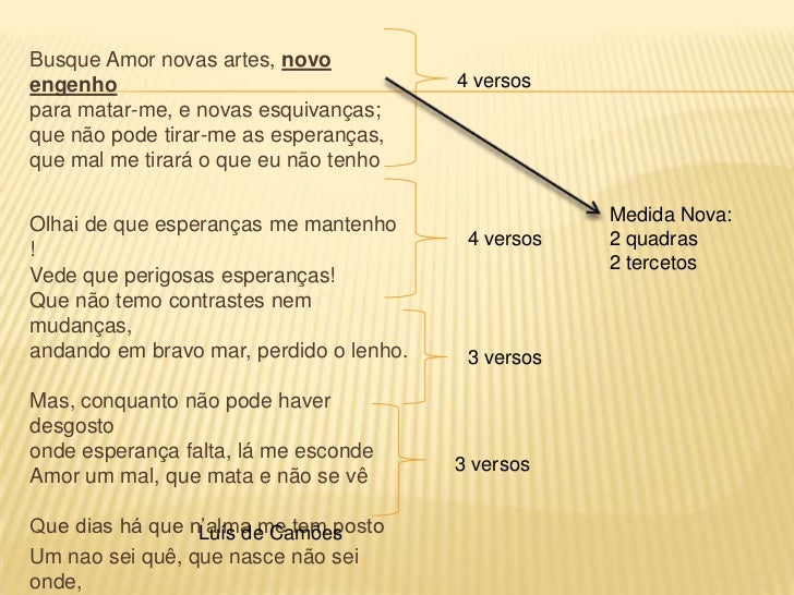 Busque Amor Novas Artes Novo Engenho Explicação