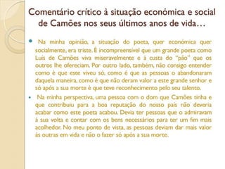 CAMÕES visto pelos alunos do 9º E - Parte II