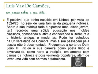 CAMÕES visto pelos alunos do 9º E - Parte II