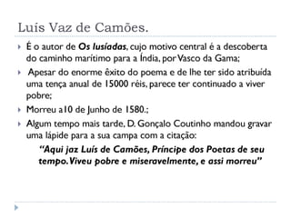 CAMÕES visto pelos alunos do 9º E - Parte II