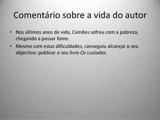 CAMÕES visto pelos alunos do 9º E - Parte II