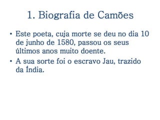 CAMÕES visto pelos alunos do 9º E - Parte II