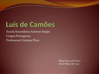 CAMÕES visto pelos alunos do 9º E - Parte II