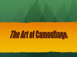 The Art of Camouflage 