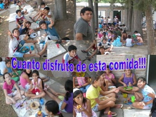 Cuanto disfruto de esta comida!!! 