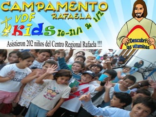 Asistieron 202 niños del Centro Regional Rafaela !!!  