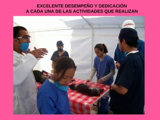 EXCELENTE DESEMPEÑO Y DEDICACIÓN A CADA UNA DE LAS ACTIVIDADES QUE REALIZAN 