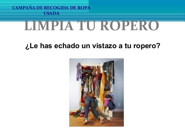 Campaña de recogida de ropa usada definitivo