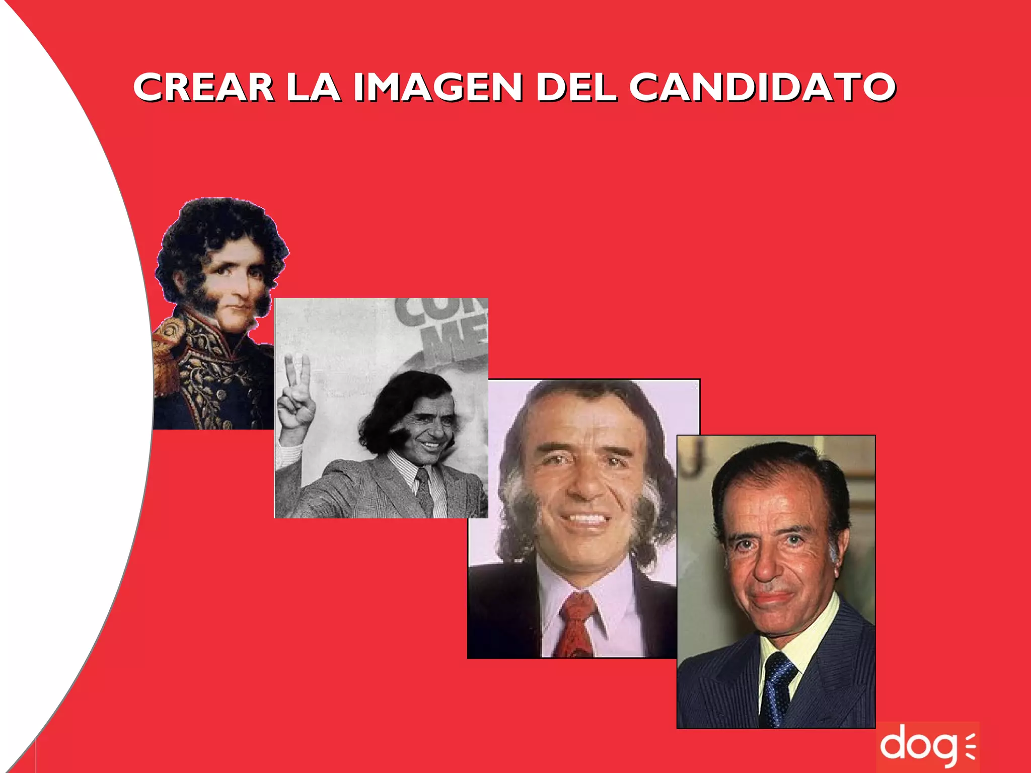 CREAR LA IMAGEN DEL CANDIDATO

 