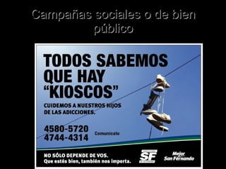 Campañas sociales o de bien público