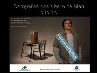 Campañas sociales o de bien público