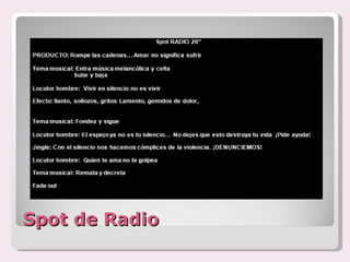 Spot de Radio 