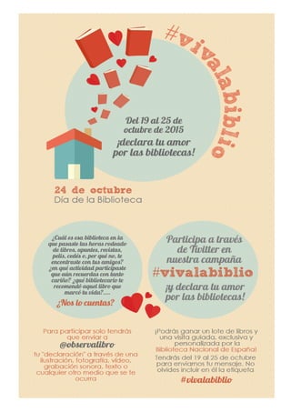 Campaña #vivalabiblio