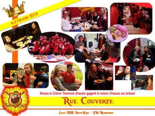 Bravo à Claire Tiennot d’avoir gagné à notre Chasse au trésor
 