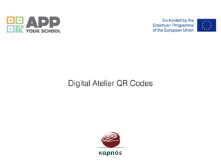 Digital Atelier QR Codes
 