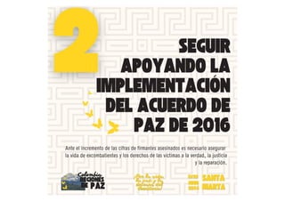 campaign objetivos del encuentro Colombia Regiones de Paz