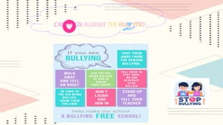 CAMPAIGN AGAINST THE BULLYING
 